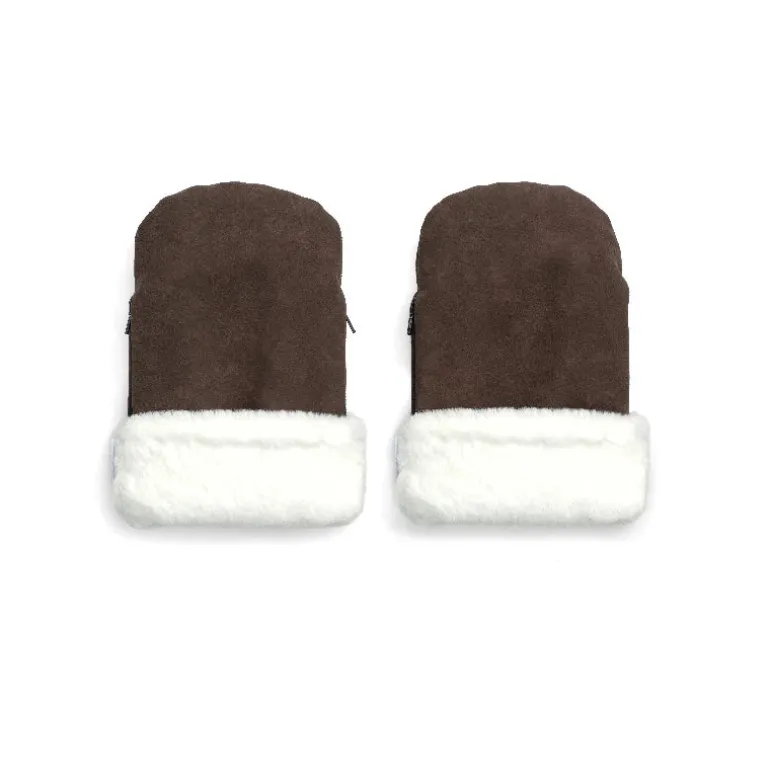 KONG.WALTHER Østerbro Handsker Brown faux suede