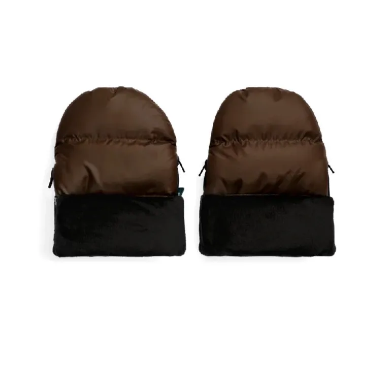KONG.WALTHER Østerbro Handsker Puffer Chocolate Brown