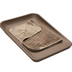 Leander Topper til puslepude - Woodland - Økologisk bomuld - Mocca