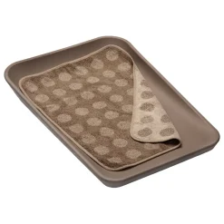 Leander Topper til puslepude - Dots - Mocca