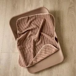 Leander Topper til puslepude - Woodland - Økologisk bomuld - Clay