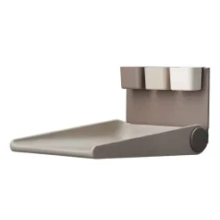 Leander Wally™ væghængt puslebord - Cappuccino