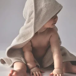 Lille Kanin Håndklæde med hætte 70x70 Terry Vanilla Ice