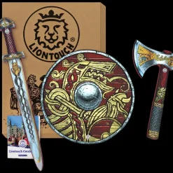Liontouch Viking gavesæt med sværd / økse og skjold