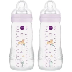 MAM Easy Active Baby Bottle 330ml 2p Pink