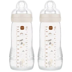 MAM Easy Active Baby Bottle 330ml 2p Neutral