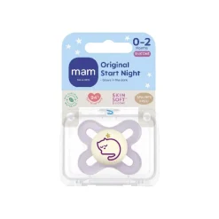 MAM Original Start Night Silk 0-2m 1p Box V Pink