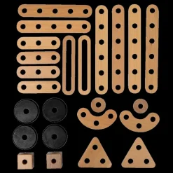 MAMAMEMO® BYGGEDELE - 24 DELE - TRÆ