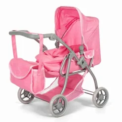 Mamamemo dukkevogn med lift - pink