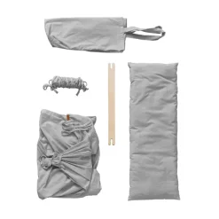 Membantu Basic slyngevugge økologisk bomuld - grå