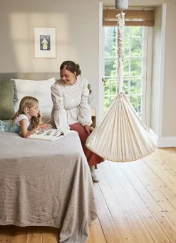 Membantu Basic slyngevugge økologisk bomuld - beige inkl. Motor