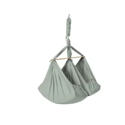 Membantu Basic tvillinge slyngevugge økologisk bomuld - grøn