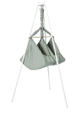 Membantu Basic tvillinge slyngevugge økologisk bomuld - grøn