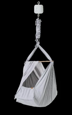 Membantu Premium slyngevugge økologisk bomuld - grå