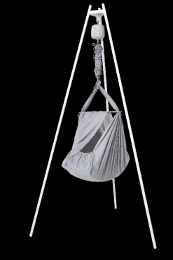 Membantu Premium slyngevugge økologisk bomuld - grå