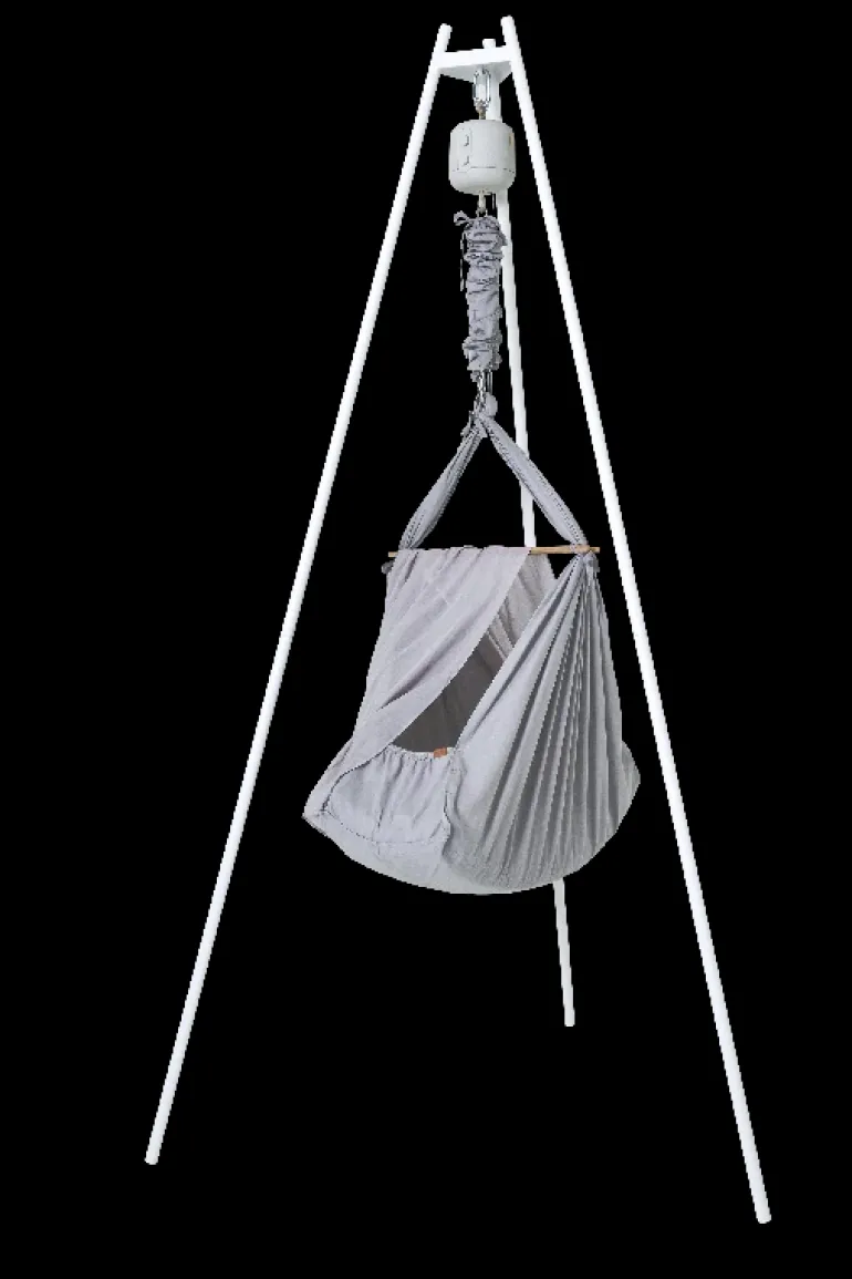 Membantu Premium slyngevugge økologisk bomuld - grå