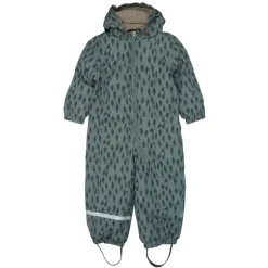 Mikk-Line Flyverdragt Mønstret - Balsam Green - Str. 80-116