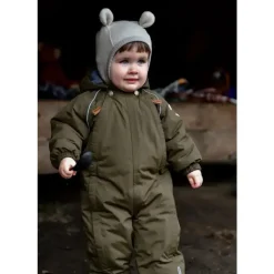 Mikk-Line Uldhue m. Ører - Anthracite Melange