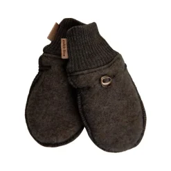 Mikk-Line Uldluffer - Dark Brown Melange