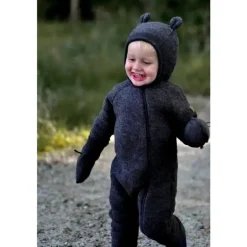 Mikk-Line Uldluffer - Dark Brown Melange