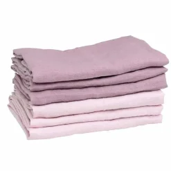 Mininor stofble økologisk rosa - lilla 6 - pak