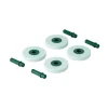 Modu 4 x Foam wheels Ocean Mint / Forest Green