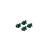 Modu 4 x Swirly wheels Forest Green