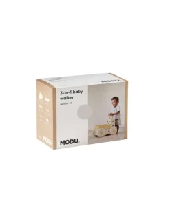 Modu 3-in-1 Gåvogn Sand Grey / Honey Yellow