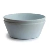 Mushie Dinner Bowl - round - powder blue (set of 2 pcs)