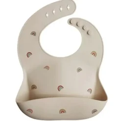 Mushie Silikone Hagesmæk Rainbow