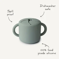 Mushie Snack Cup - soft lilac