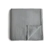 Mushie Swaddle Belgian Grey