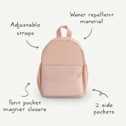 Mushie Toddler Backpack - Natural
