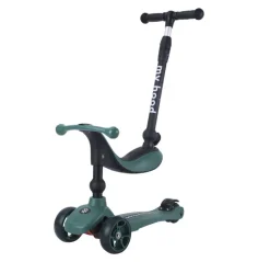 My Hood Kick'n'Ride 3i1 - Mørkegrøn