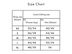 Najell Wrap - Charcoal Black L