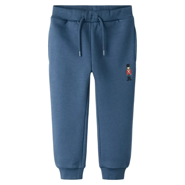 Name It Bukser med små figur tegning, str. 92-116 - Blå