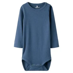 Name It Langærmet rib body, str. 56-92 - Blå
