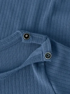 Name It Langærmet rib body, str. 56-92 - Blå