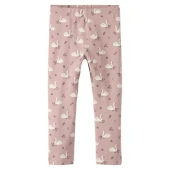 Name It Leggins med svane print, str. 92-116