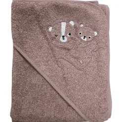 NM badeslag mauve m/ mor & barn apl. str. 75x75 cm. Oeko Tex