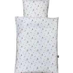 NM junior sengelinned, dess. 1193 små enhjørning og slotte