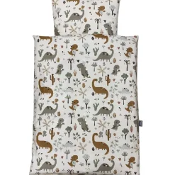 NM junior sengelinned, dess. 1052 beige dino