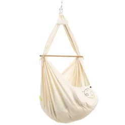 Nonomo Slyngevugge med mikrofibermadras – natur