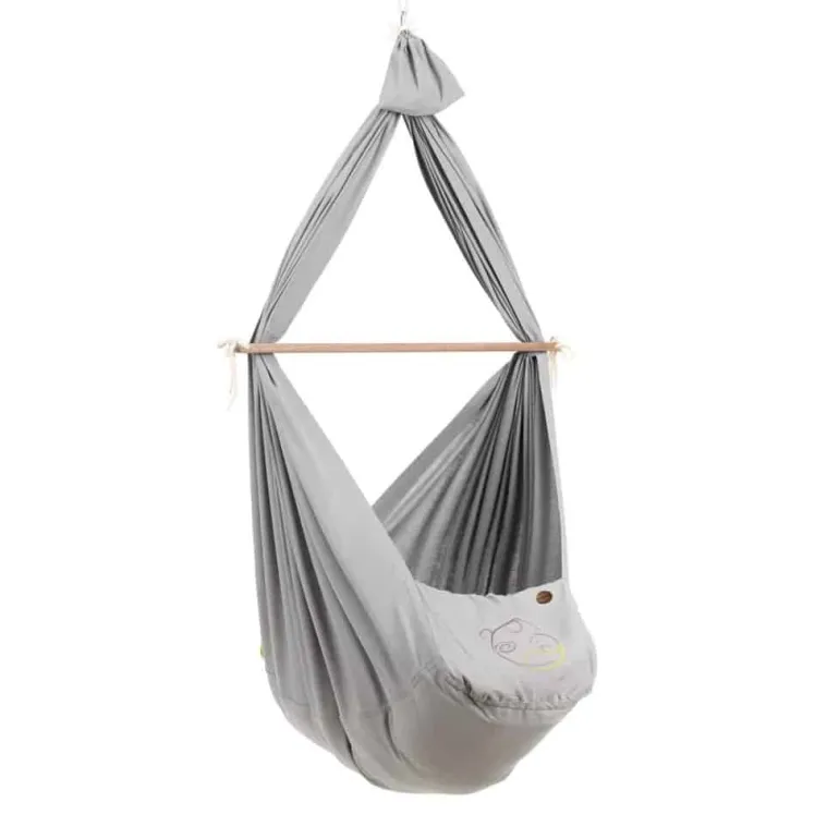 Nonomo Slyngevugge med Uldmadras - Grå
