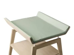 Puslehyndebetræk til Leander Linea puslebord Sage green