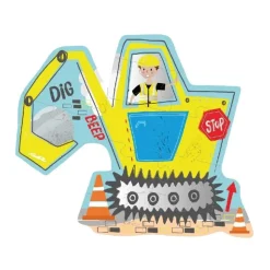 Puslespil m. formet motiv & æske 12 brikker - Digger