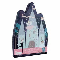 Puslespil m. formet motiv & æske 20 brikker - Enchanted