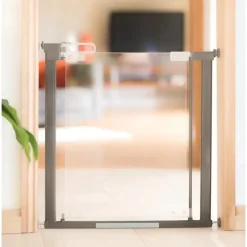 Safe & Care - Presmonteret sikkerhedsgitter. - 76-96 cm