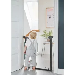 Safe & Care - Presmonteret sikkerhedsgitter. - 76-96 cm