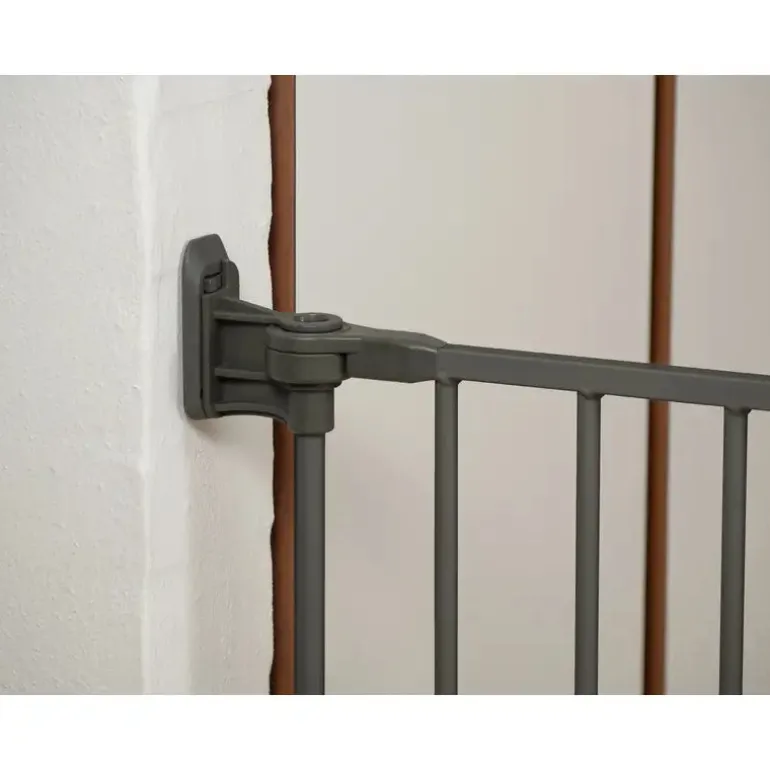 Safe & Care - Skruemonteret sikkerhedsgitter - 90-210 cm - GRÅ